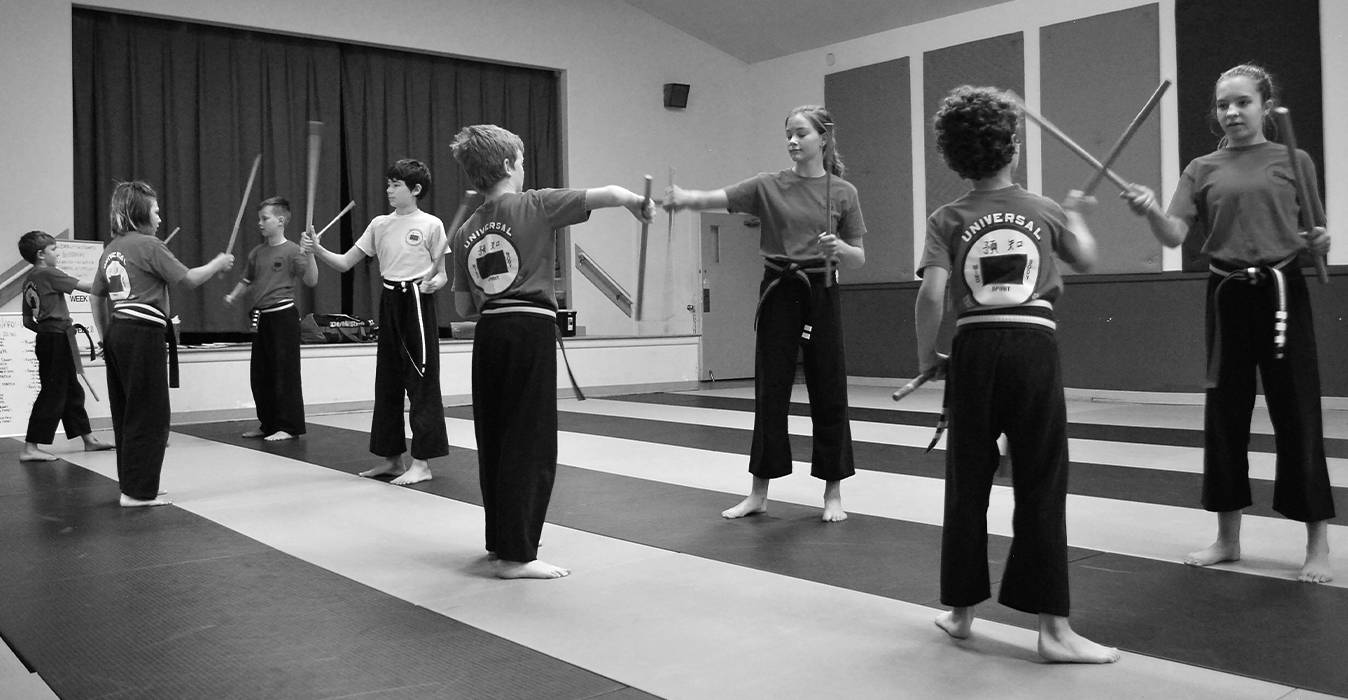 Karate training demonstrating philosophy in action