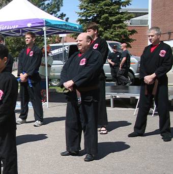 Adult self-defense training