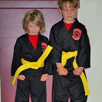 Pee Wee student with instructor